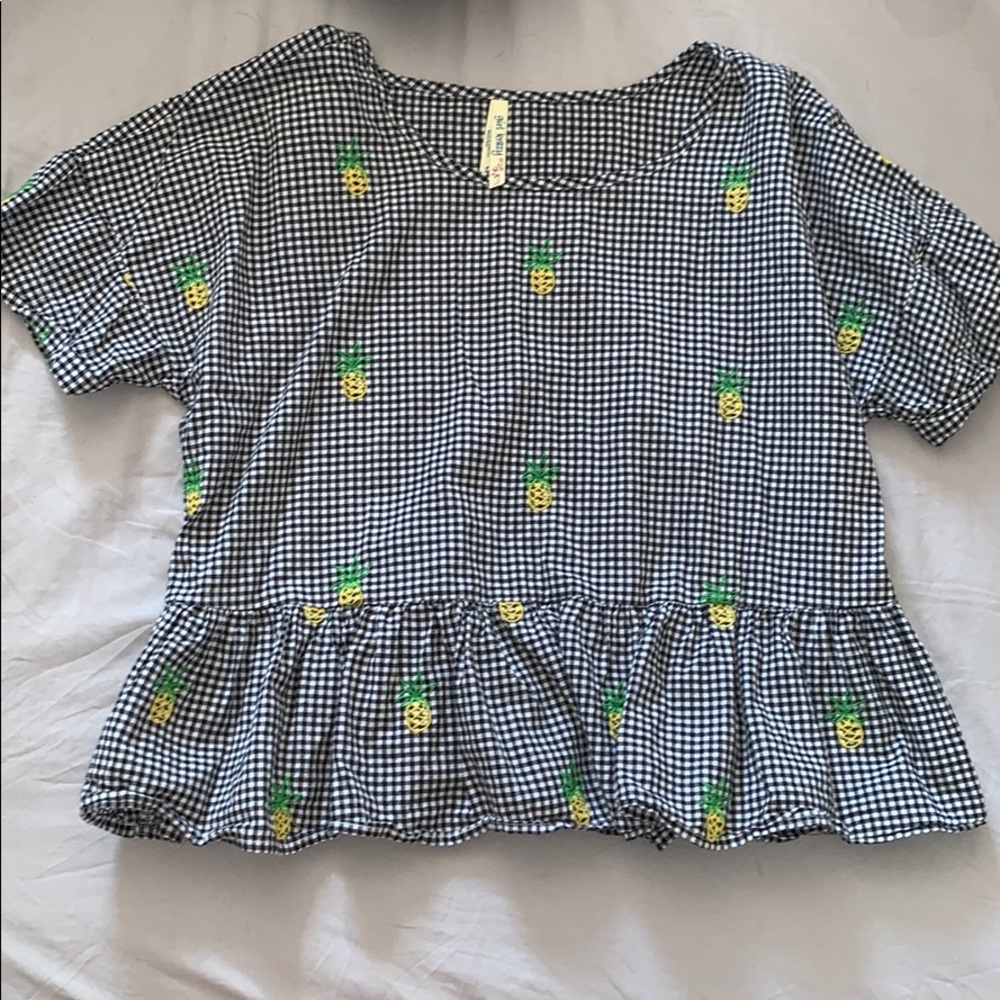Pineapple print shirt